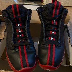 Black and Red Jordan’s